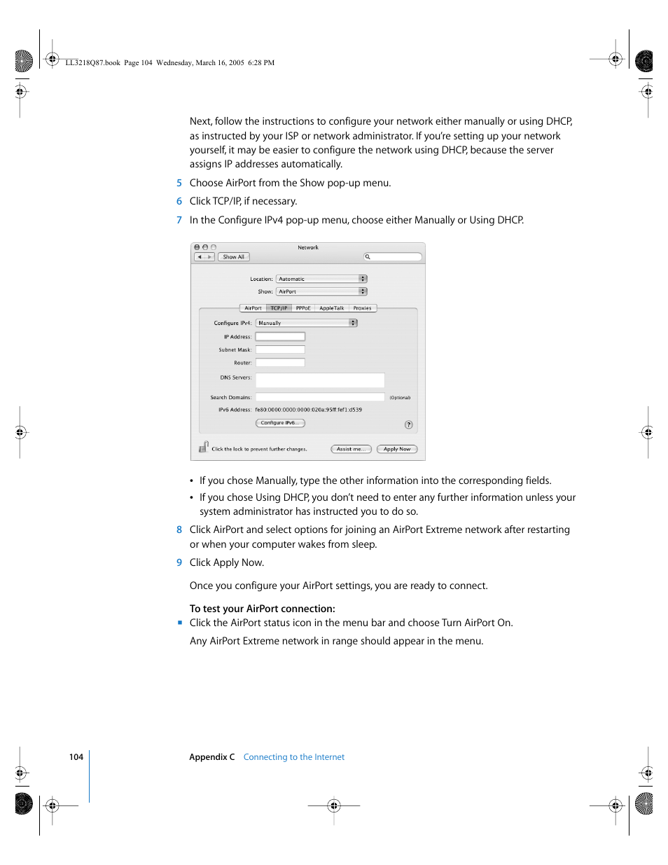 Apple Power Mac G5 (Early 2005) User Manual | Page 104 / 120