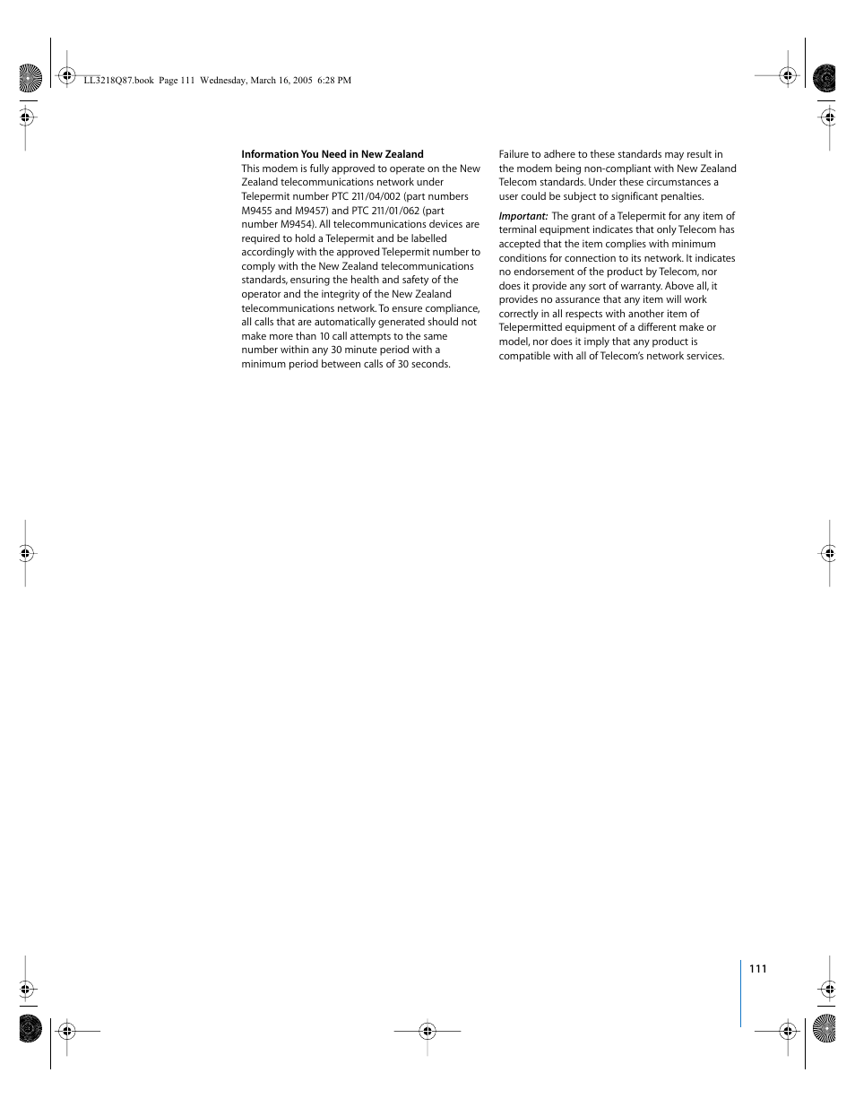 Apple Power Mac G5 (Early 2005) User Manual | Page 111 / 120