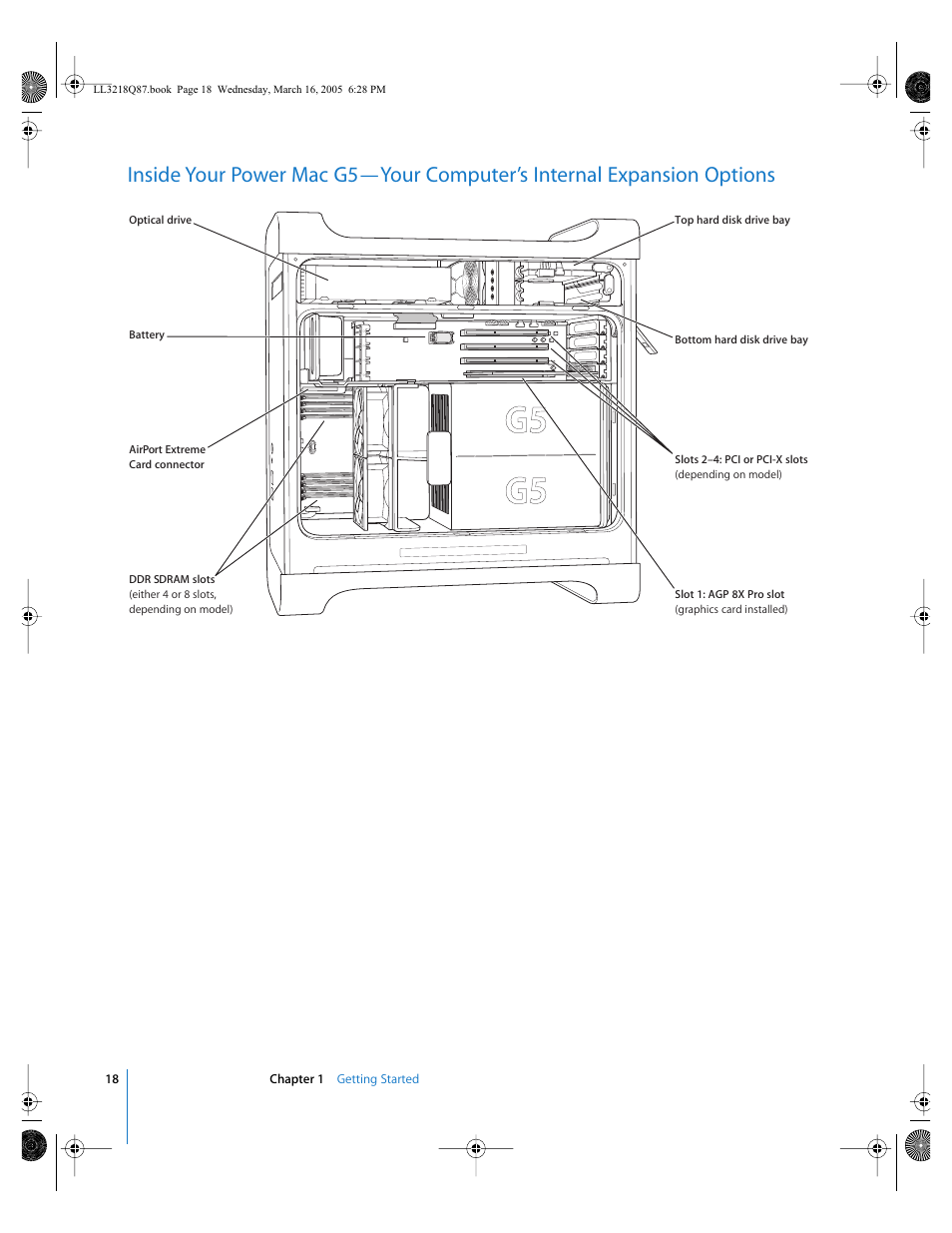 Apple Power Mac G5 (Early 2005) User Manual | Page 18 / 120