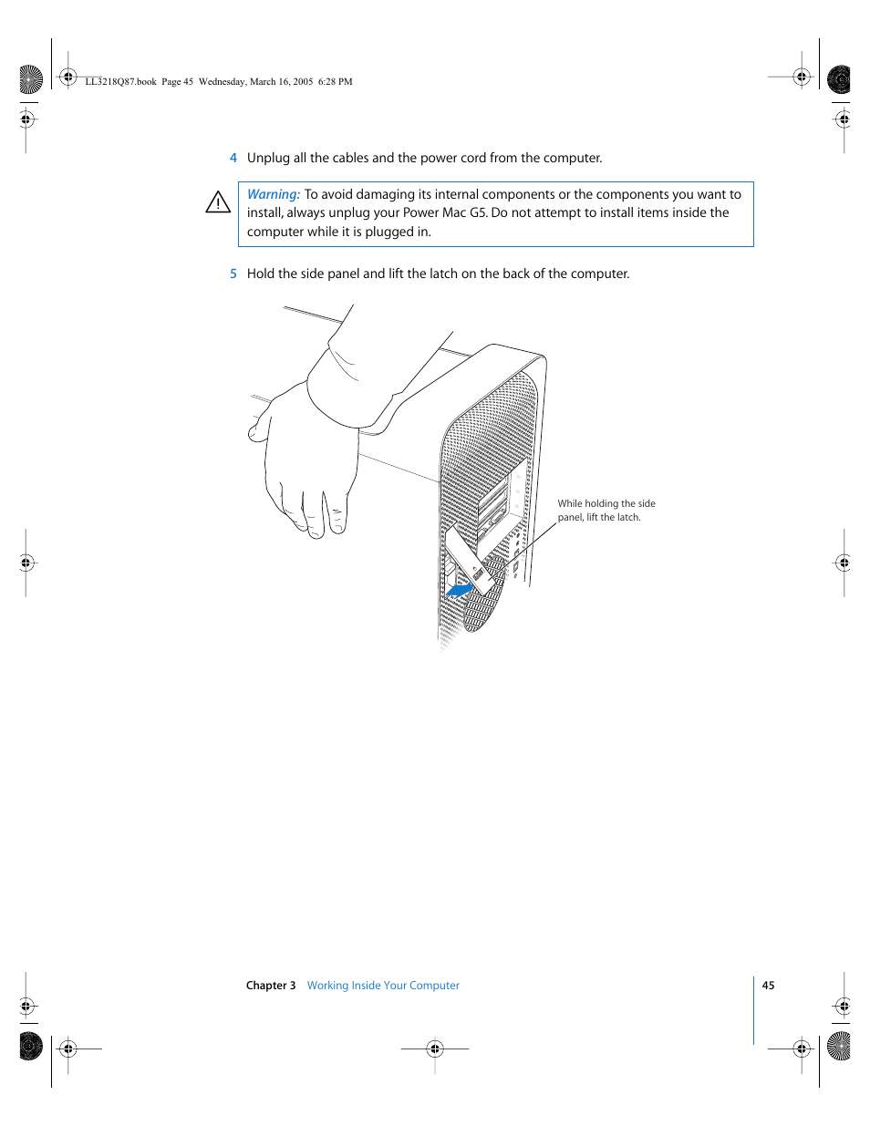 Apple Power Mac G5 (Early 2005) User Manual | Page 45 / 120