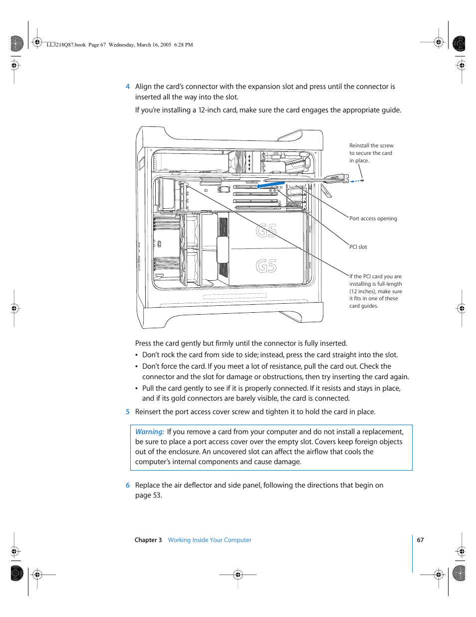 Apple Power Mac G5 (Early 2005) User Manual | Page 67 / 120