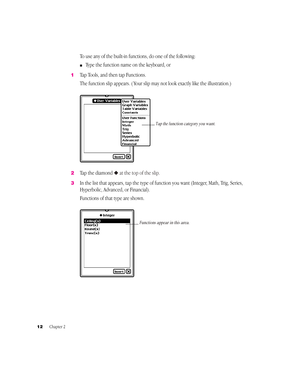 Apple Newton Works Graphing Calculator User Manual | Page 12 / 44