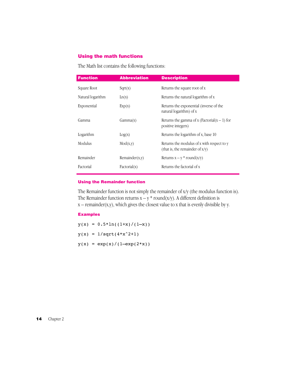 Apple Newton Works Graphing Calculator User Manual | Page 14 / 44