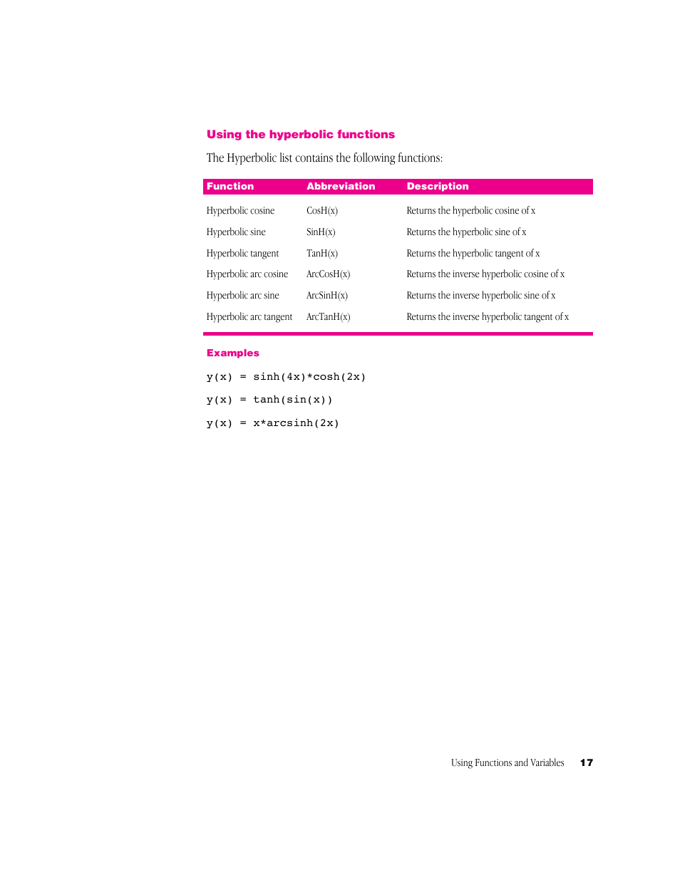 Apple Newton Works Graphing Calculator User Manual | Page 17 / 44