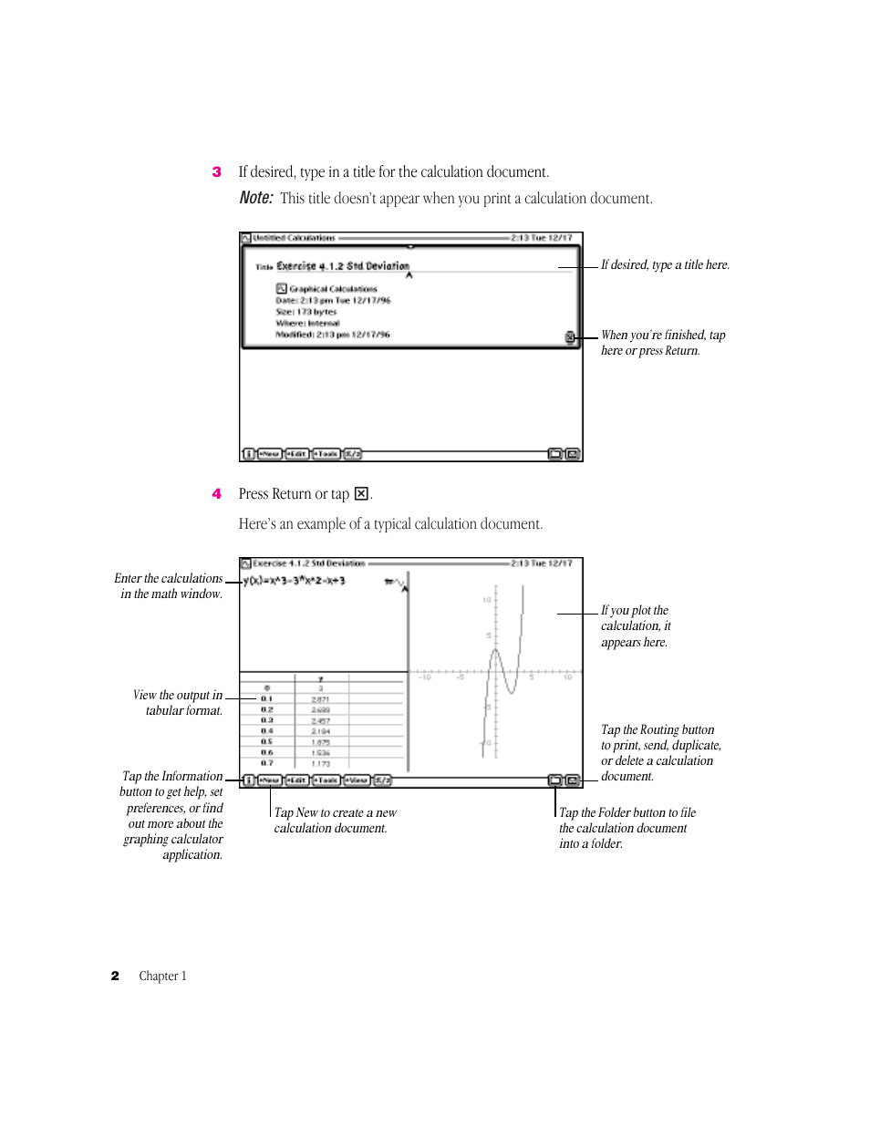 Apple Newton Works Graphing Calculator User Manual | Page 2 / 44