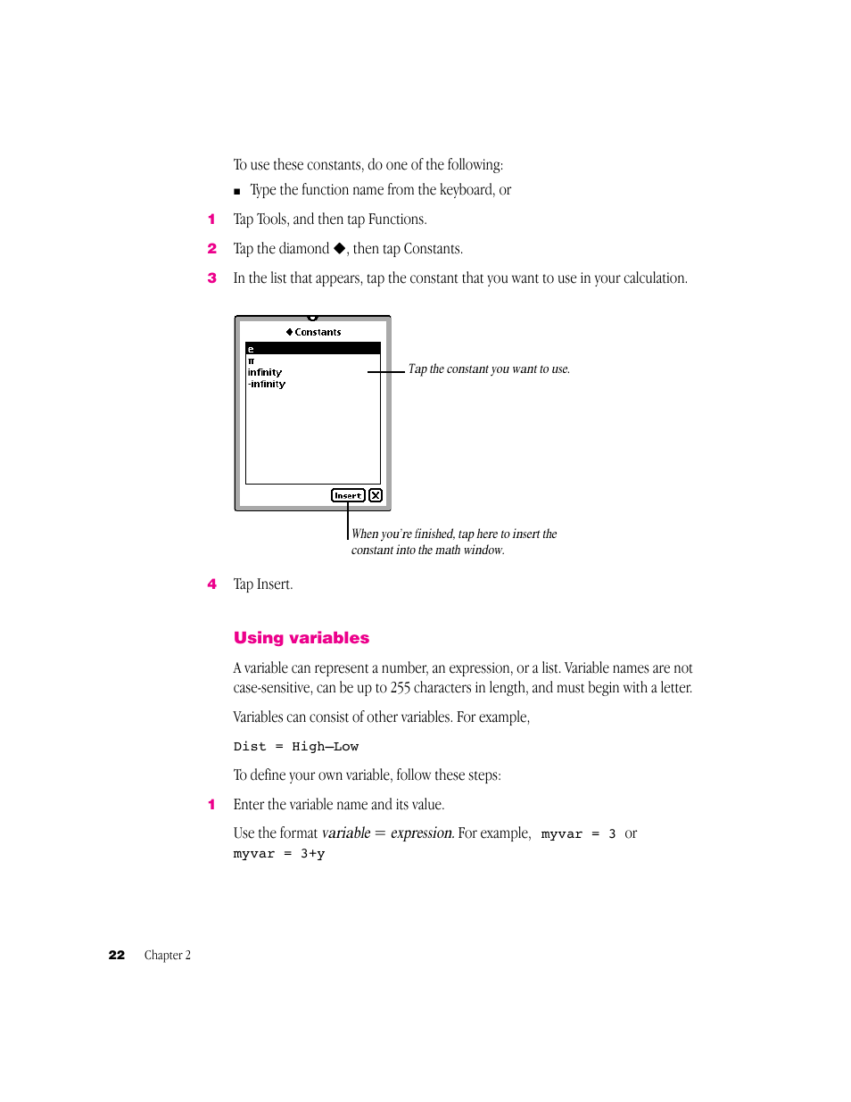 Apple Newton Works Graphing Calculator User Manual | Page 22 / 44