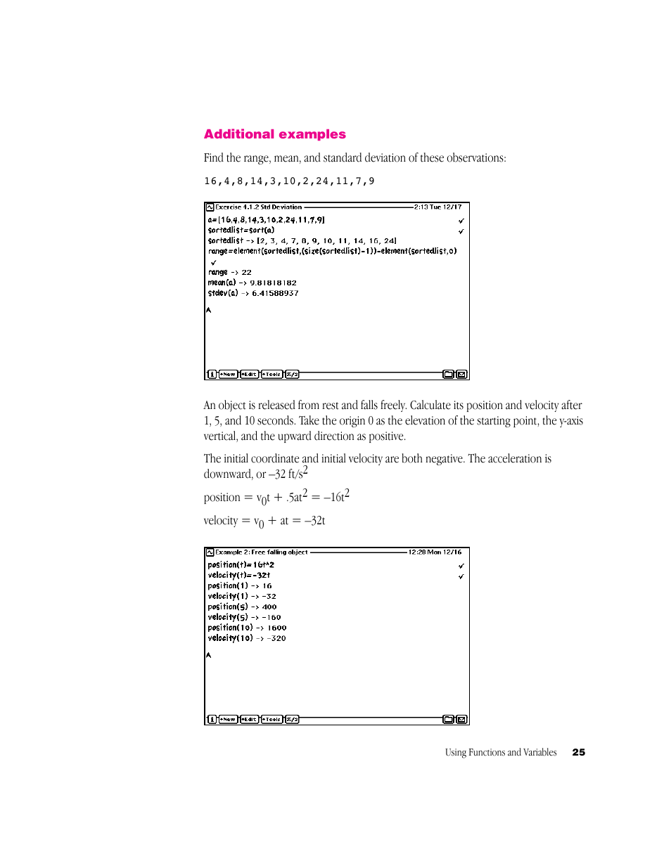 Apple Newton Works Graphing Calculator User Manual | Page 25 / 44