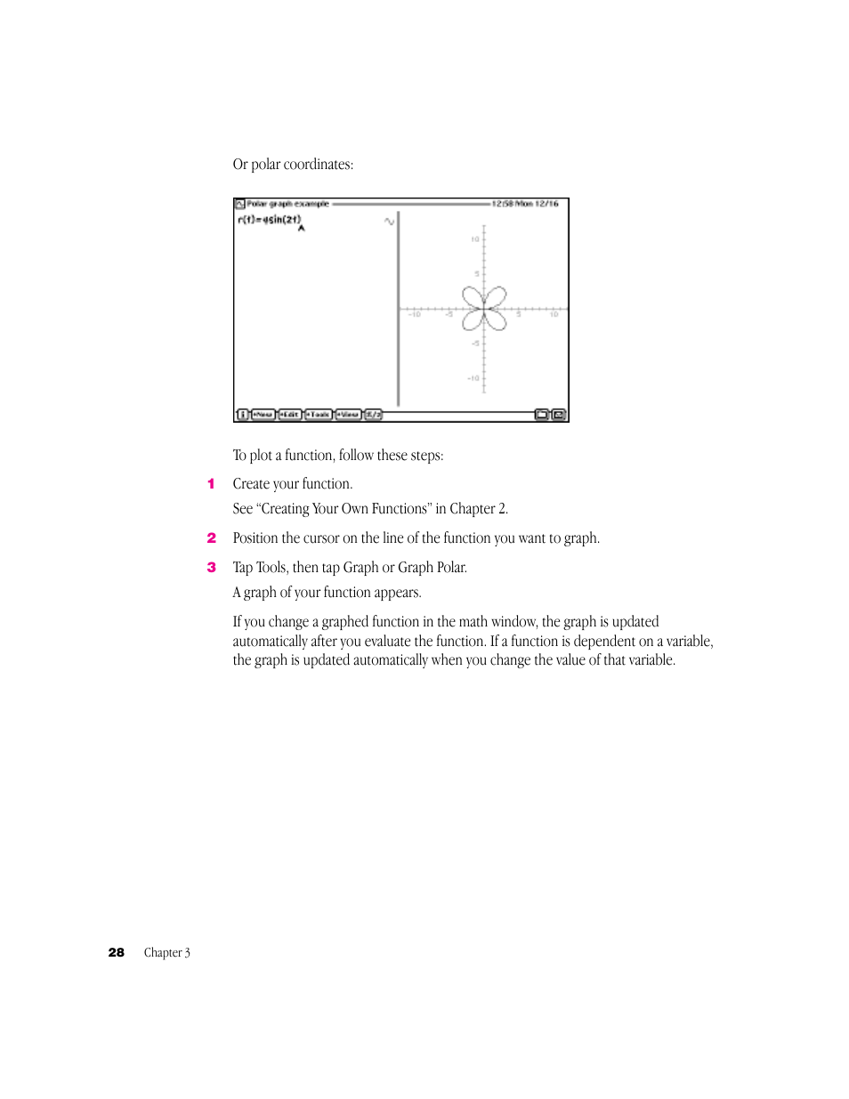 Apple Newton Works Graphing Calculator User Manual | Page 28 / 44