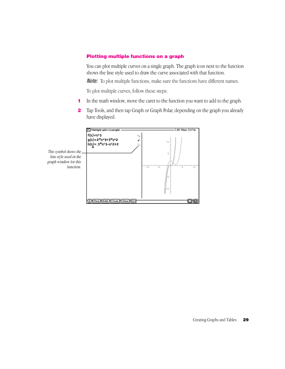 Apple Newton Works Graphing Calculator User Manual | Page 29 / 44