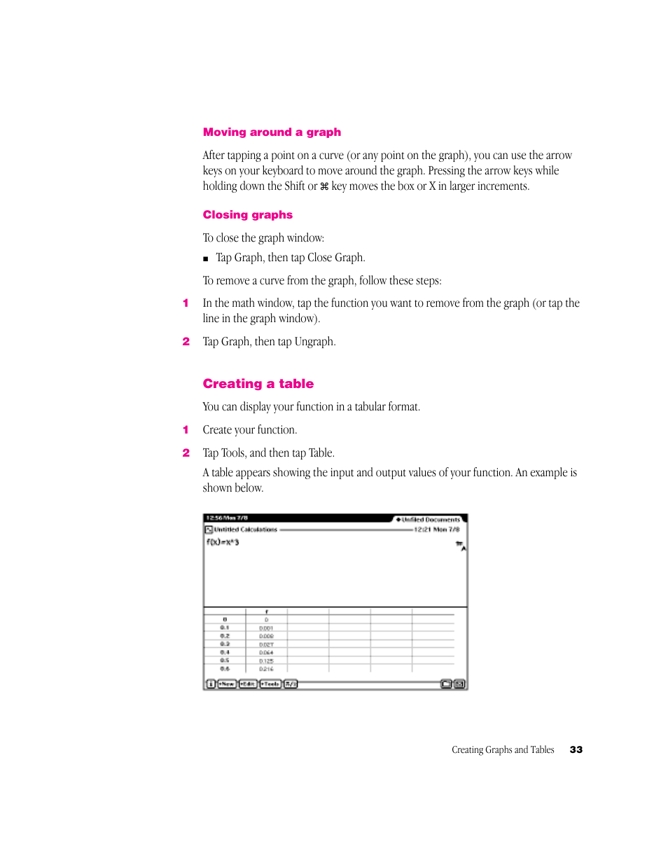 Apple Newton Works Graphing Calculator User Manual | Page 33 / 44