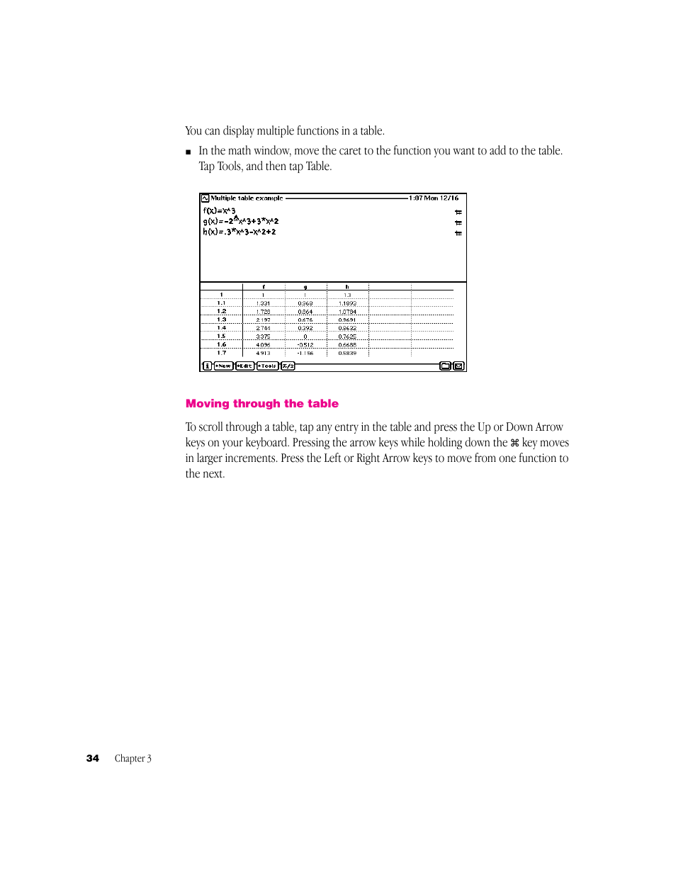 Apple Newton Works Graphing Calculator User Manual | Page 34 / 44