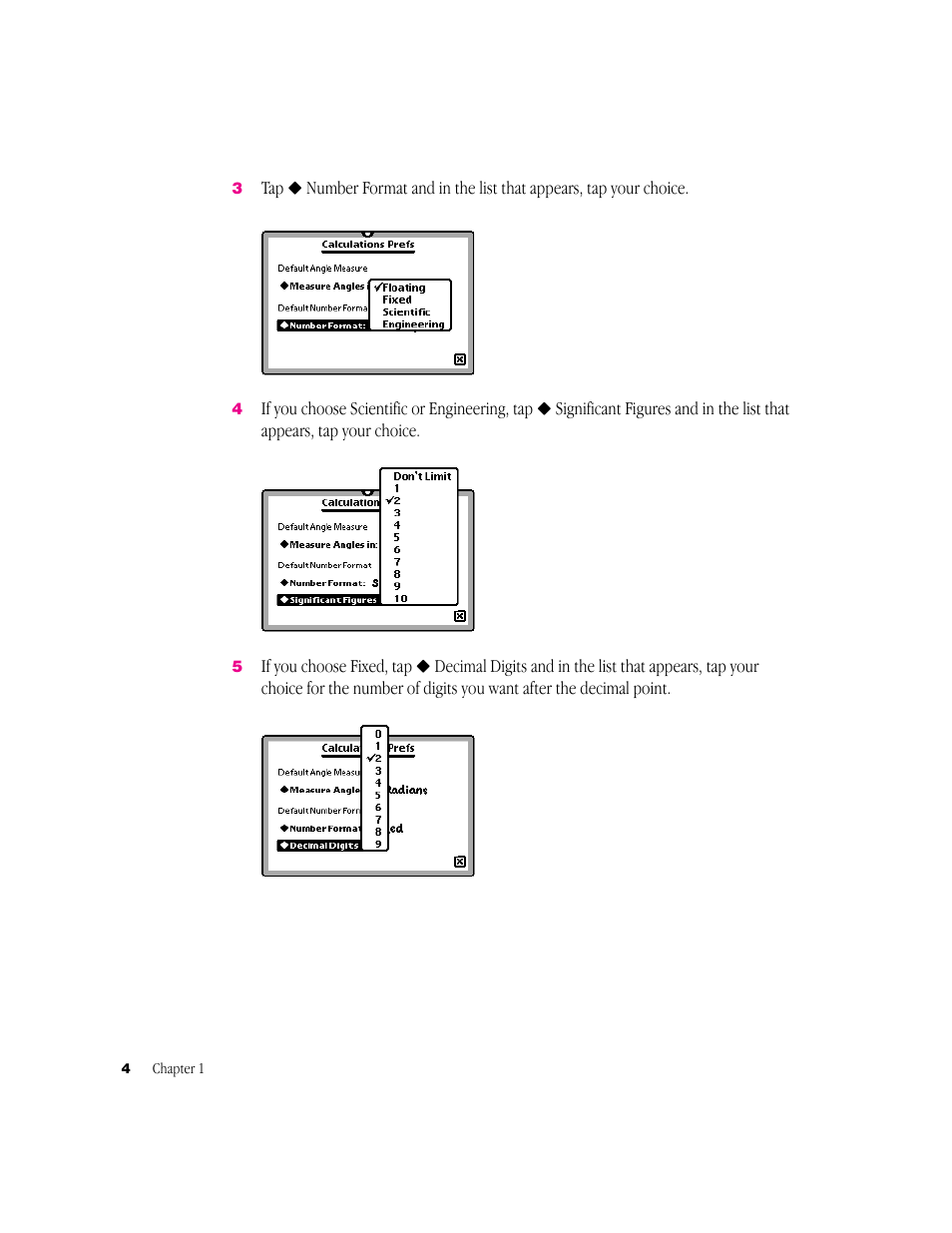 Apple Newton Works Graphing Calculator User Manual | Page 4 / 44