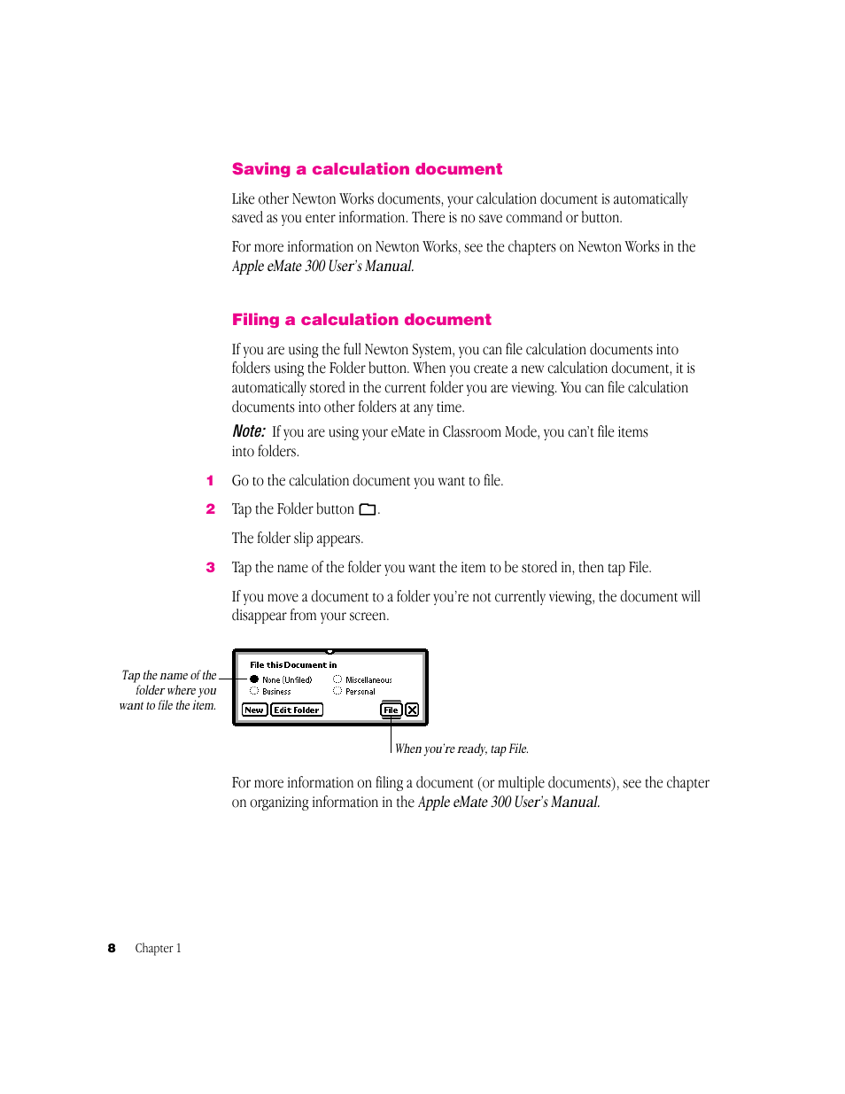 Apple Newton Works Graphing Calculator User Manual | Page 8 / 44