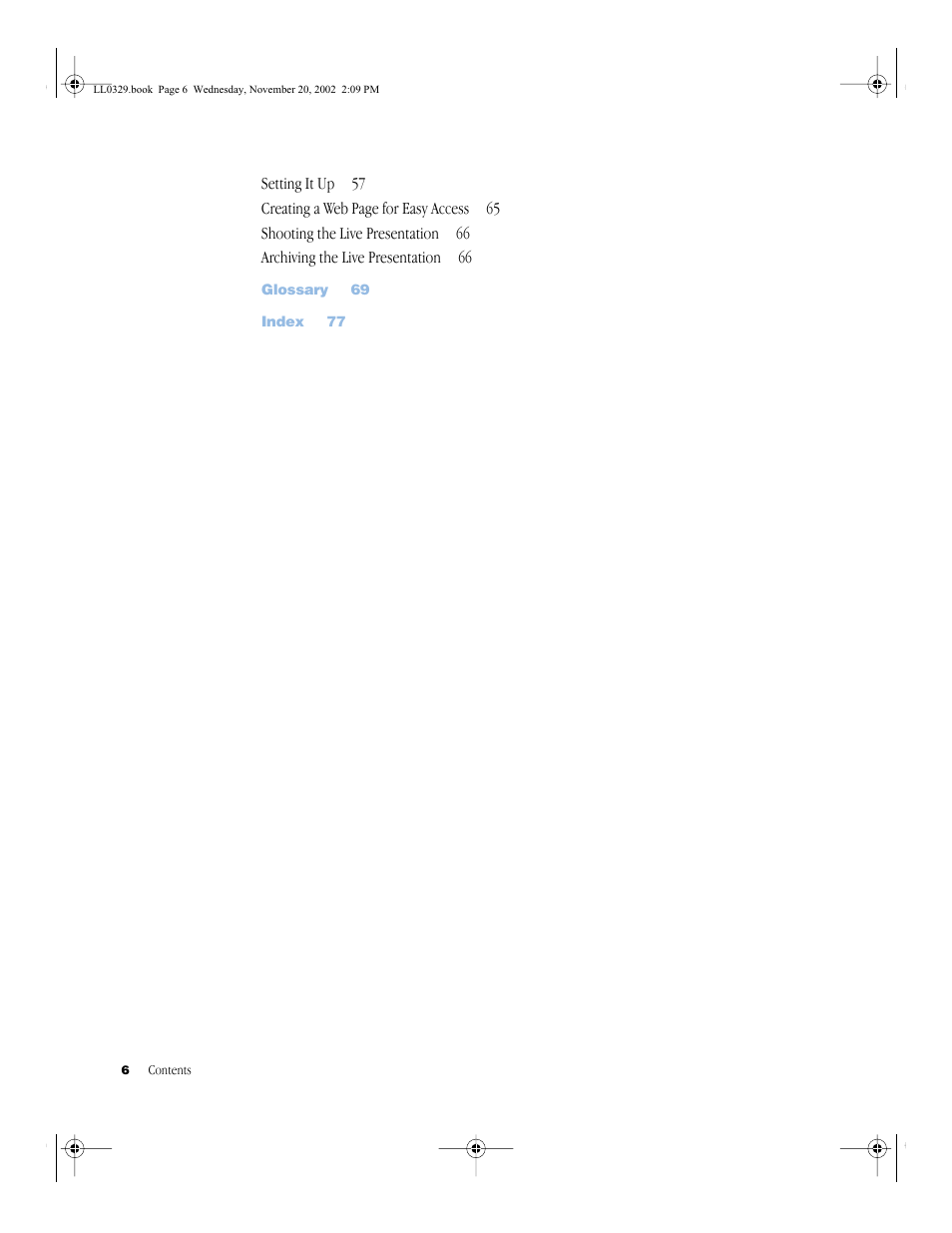 Apple QuickTime (Darwin) Streaming Server User Manual | Page 6 / 86