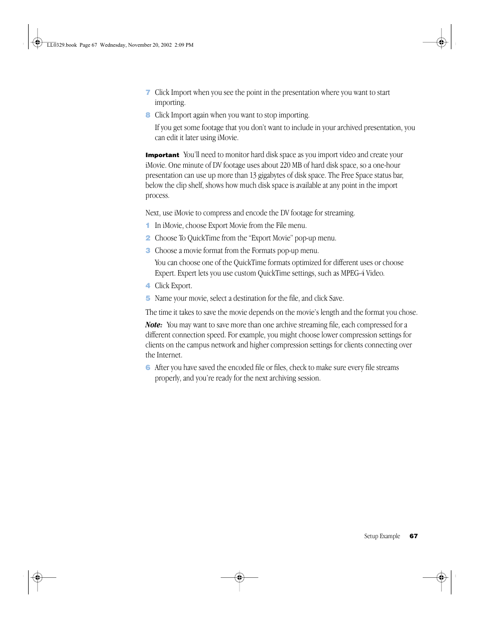 Apple QuickTime (Darwin) Streaming Server User Manual | Page 67 / 86