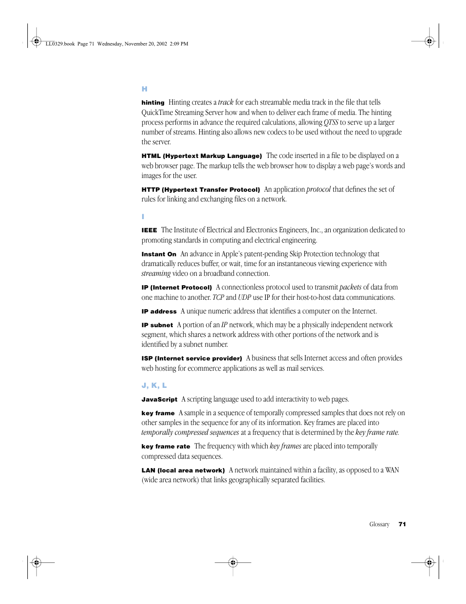 Apple QuickTime (Darwin) Streaming Server User Manual | Page 71 / 86