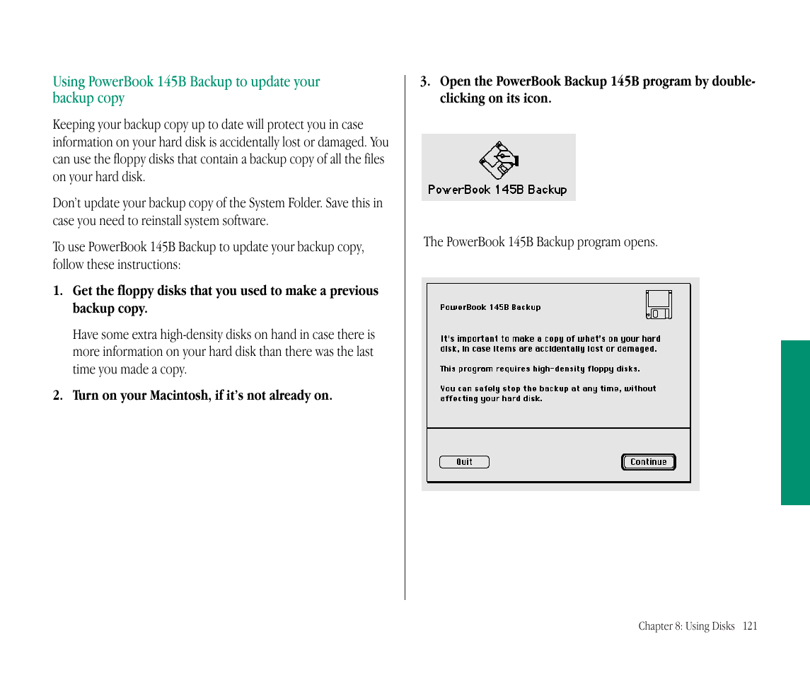 Apple Macintosh PowerBook 145B User Manual | Page 136 / 304