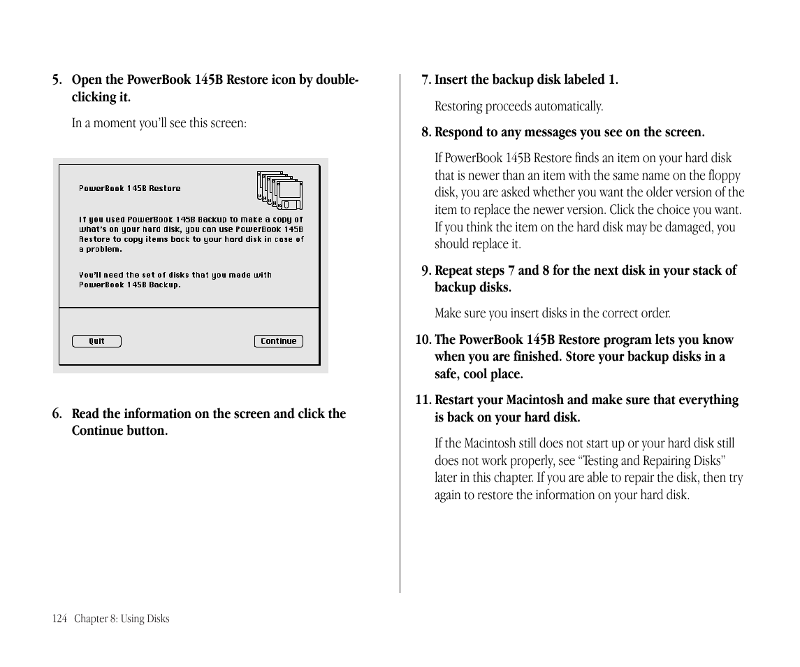 Apple Macintosh PowerBook 145B User Manual | Page 139 / 304