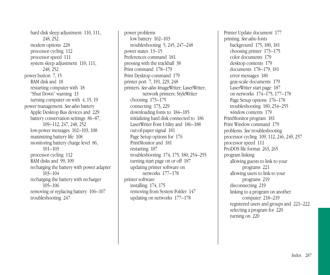 Apple Macintosh PowerBook 145B User Manual | Page 296 / 304