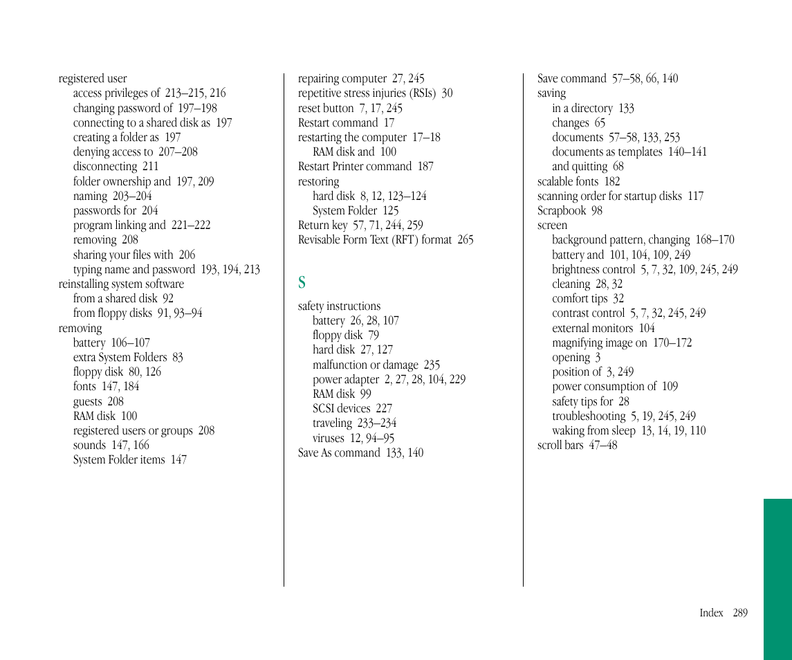 Apple Macintosh PowerBook 145B User Manual | Page 298 / 304