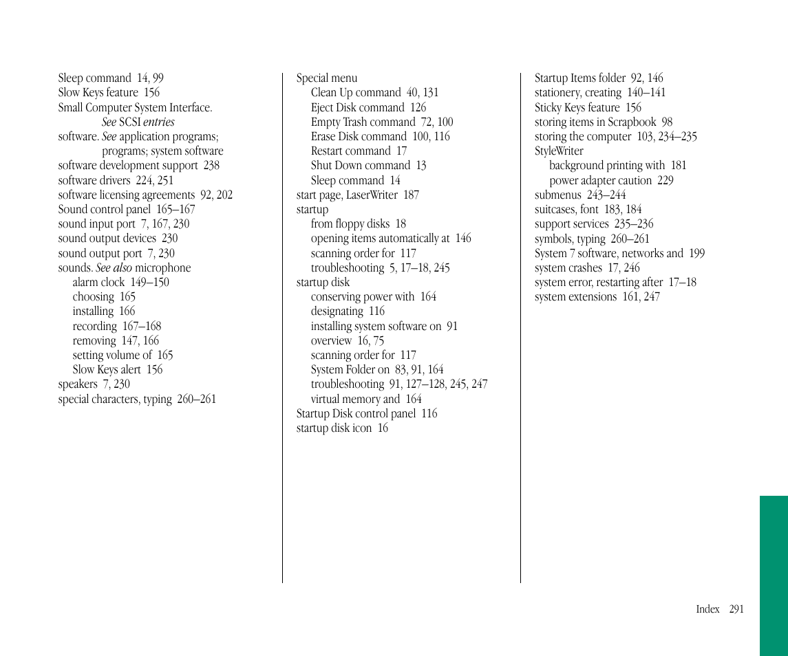 Apple Macintosh PowerBook 145B User Manual | Page 300 / 304