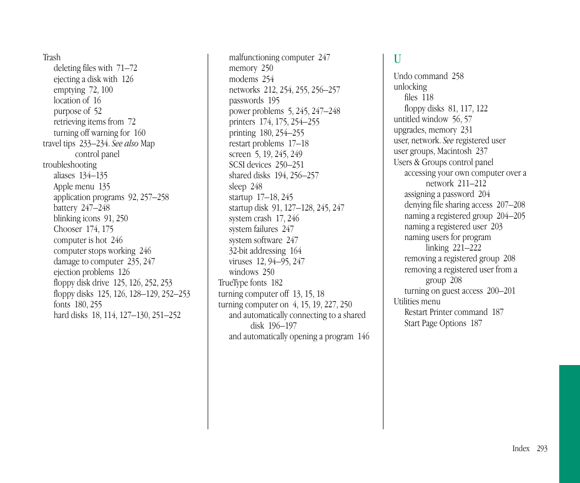 Apple Macintosh PowerBook 145B User Manual | Page 302 / 304