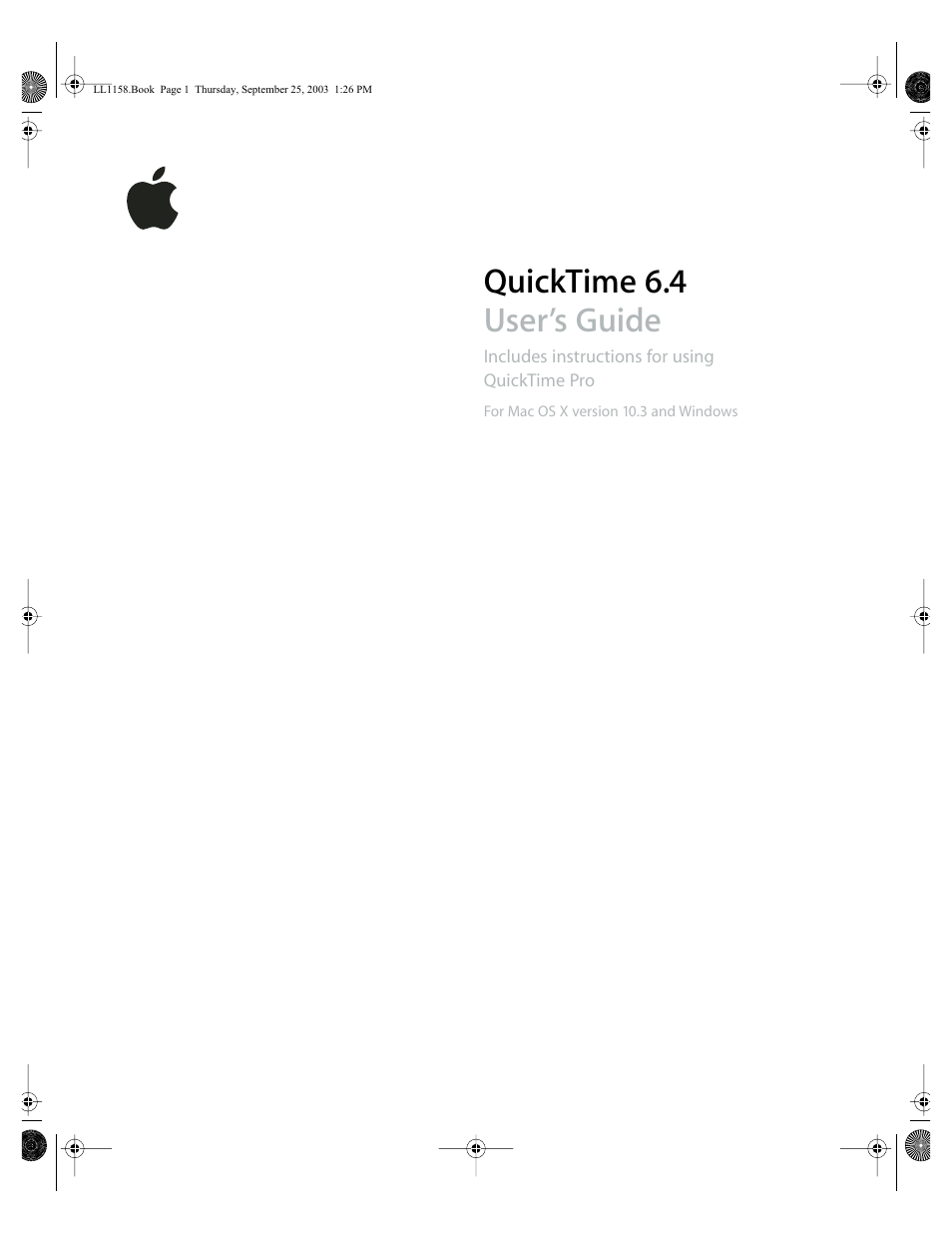 Apple QuickTime 6.4 User Manual | 50 pages