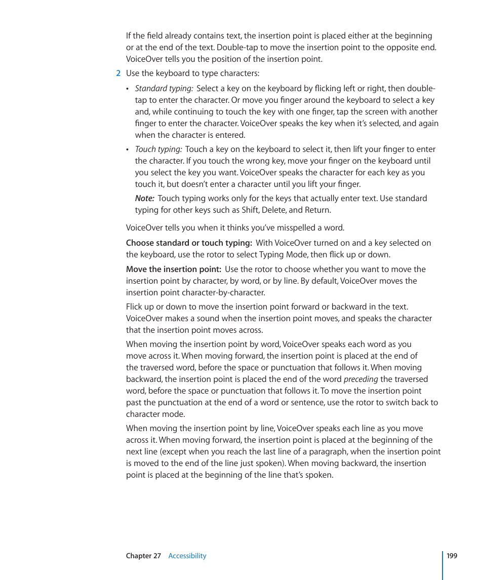 Apple iPod touch iOS 4.3 User Manual | Page 199 / 230