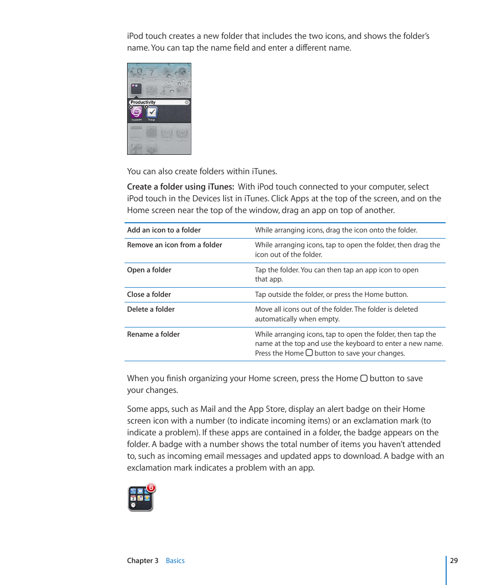 Apple iPod touch iOS 4.3 User Manual | Page 29 / 230
