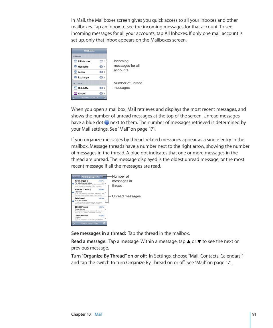 Apple iPod touch iOS 4.3 User Manual | Page 91 / 230