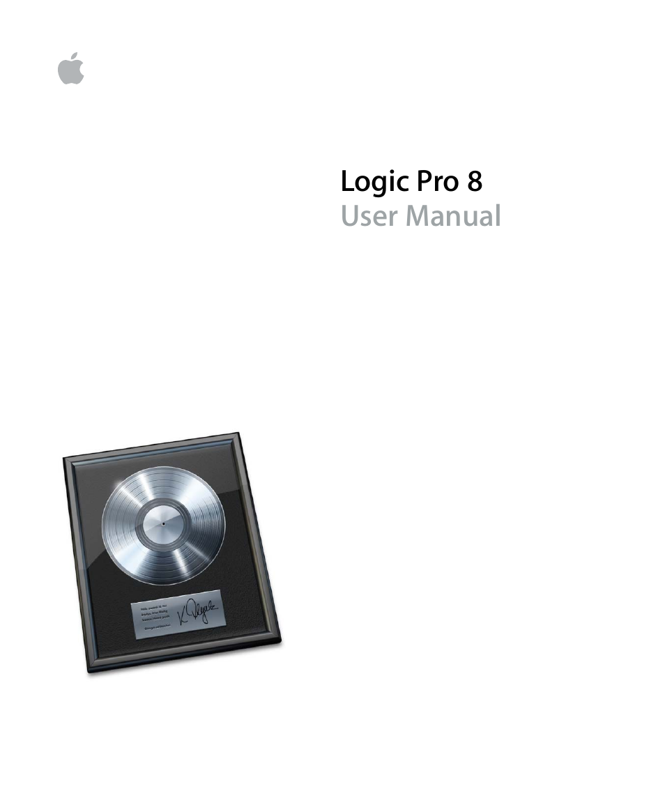 Apple Logic Pro 8 User Manual | 1030 pages