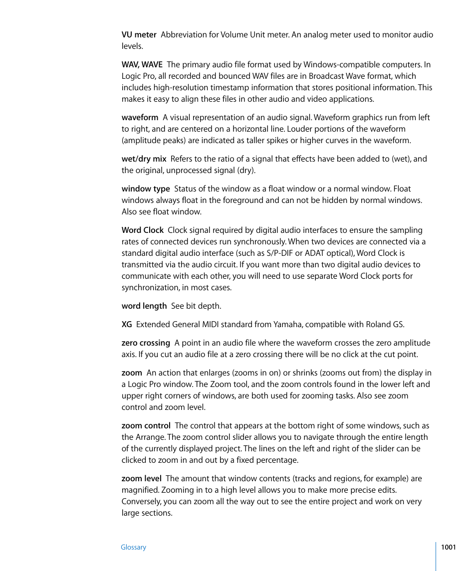 Apple Logic Pro 8 User Manual | Page 1001 / 1030