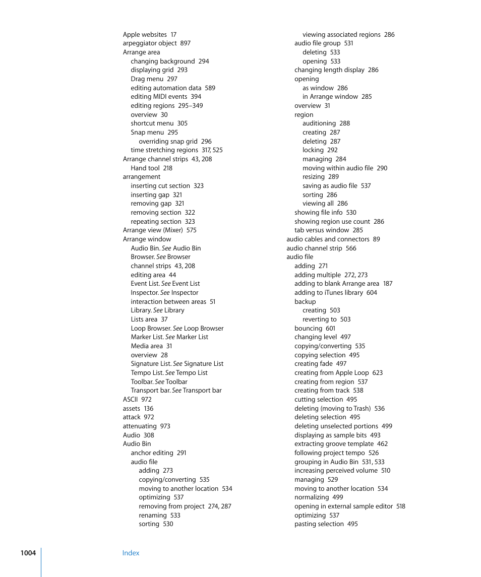 Apple Logic Pro 8 User Manual | Page 1004 / 1030