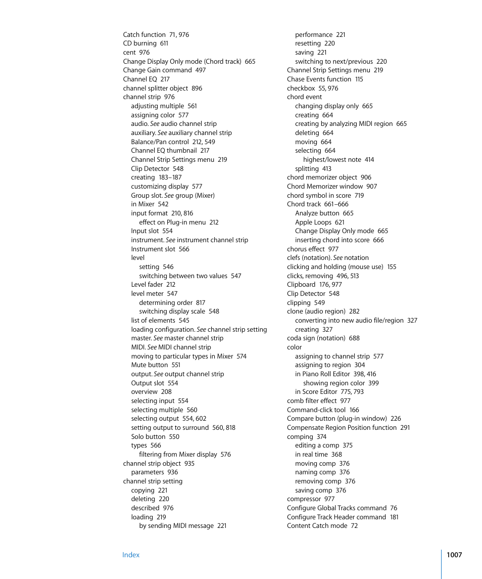 Apple Logic Pro 8 User Manual | Page 1007 / 1030