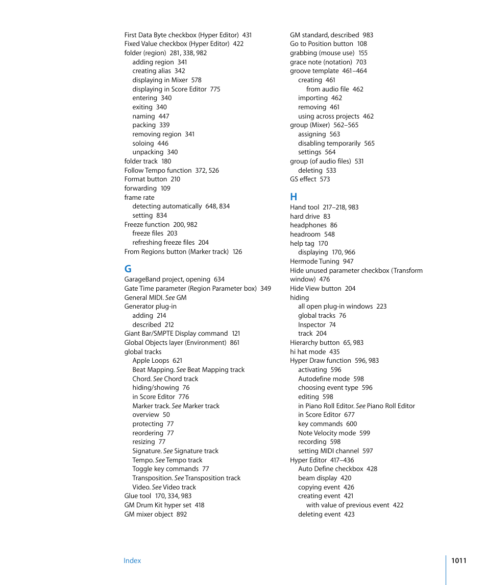 Apple Logic Pro 8 User Manual | Page 1011 / 1030