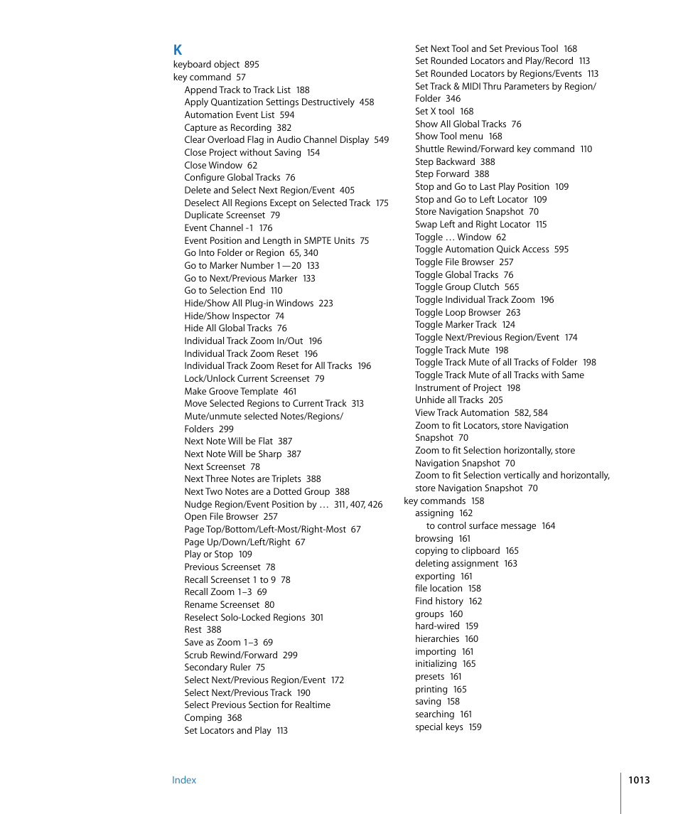 Apple Logic Pro 8 User Manual | Page 1013 / 1030
