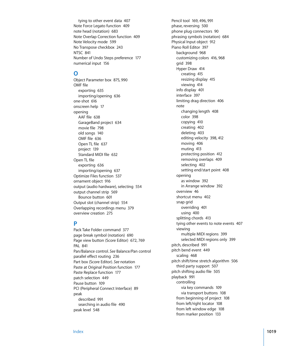 Apple Logic Pro 8 User Manual | Page 1019 / 1030