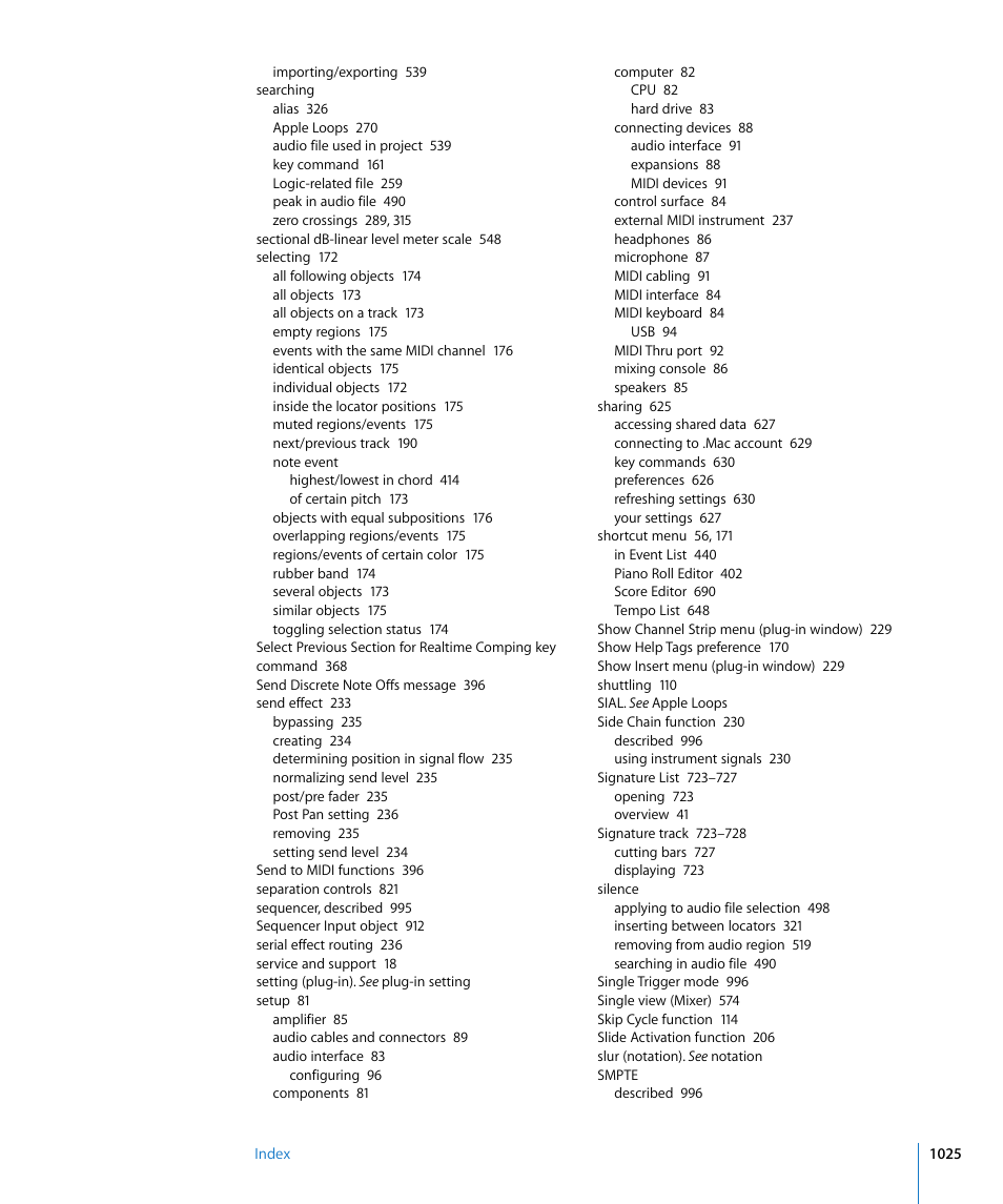 Apple Logic Pro 8 User Manual | Page 1025 / 1030