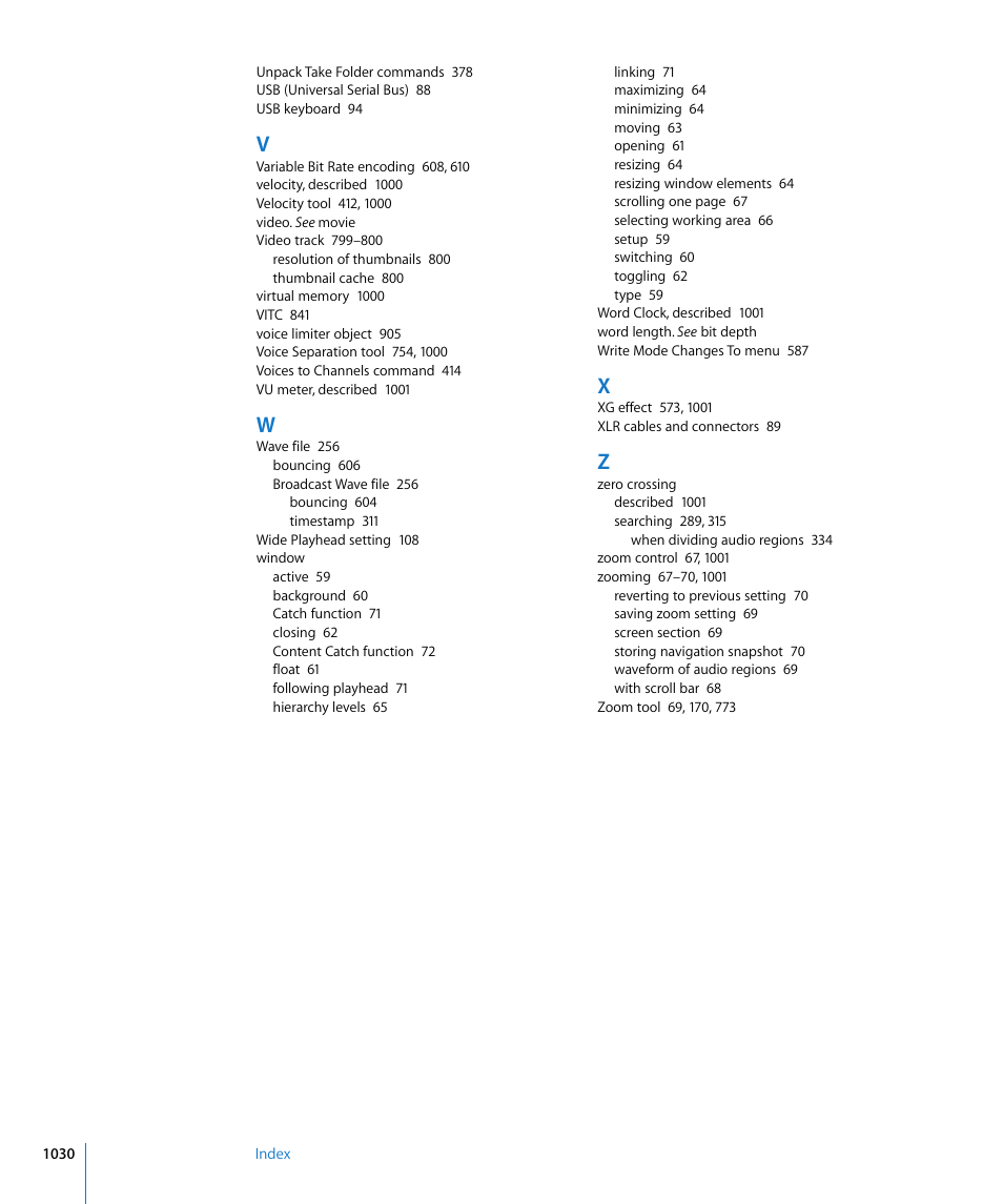 Apple Logic Pro 8 User Manual | Page 1030 / 1030