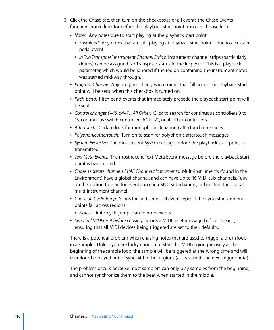 Apple Logic Pro 8 User Manual | Page 116 / 1030