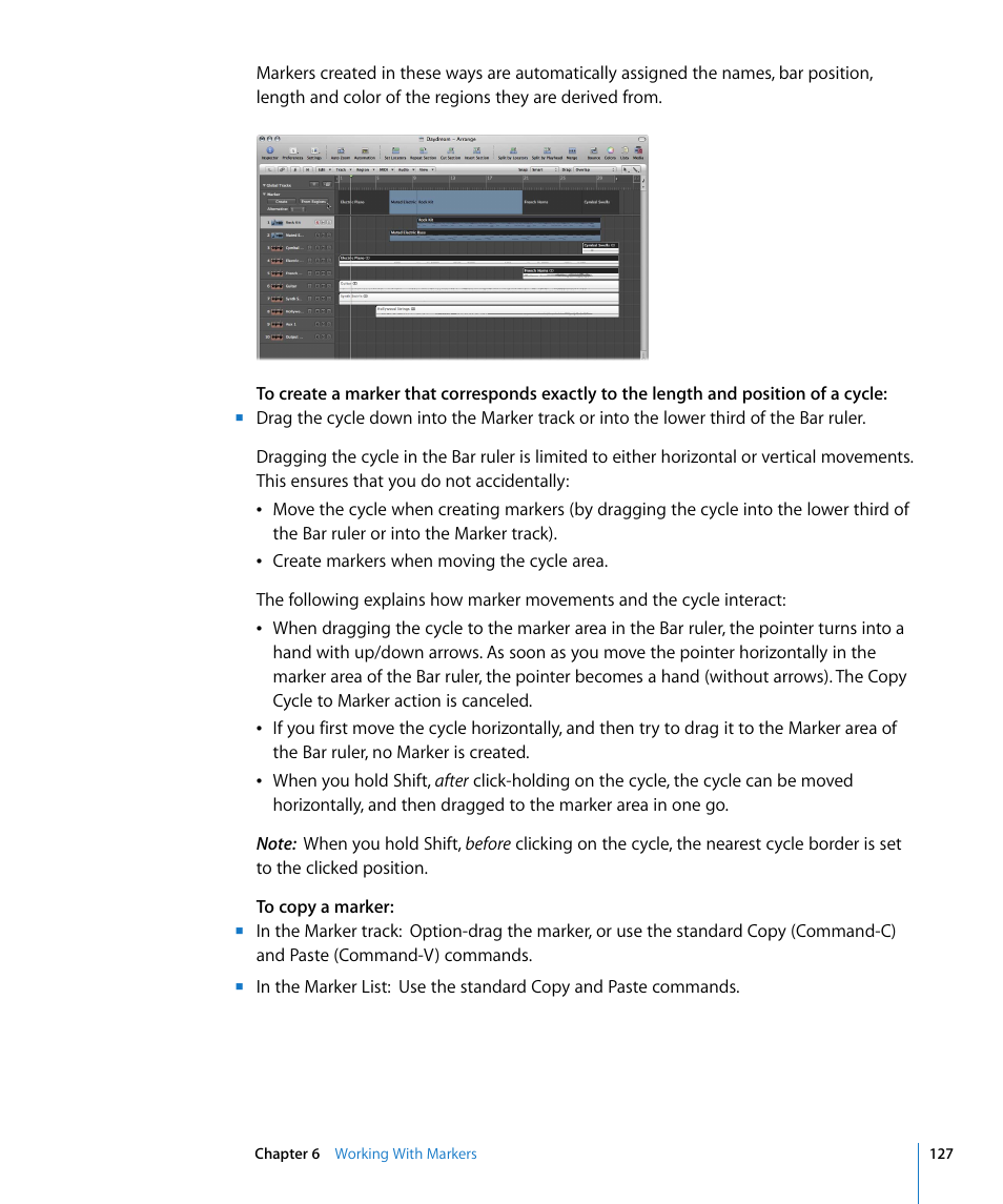 Apple Logic Pro 8 User Manual | Page 127 / 1030