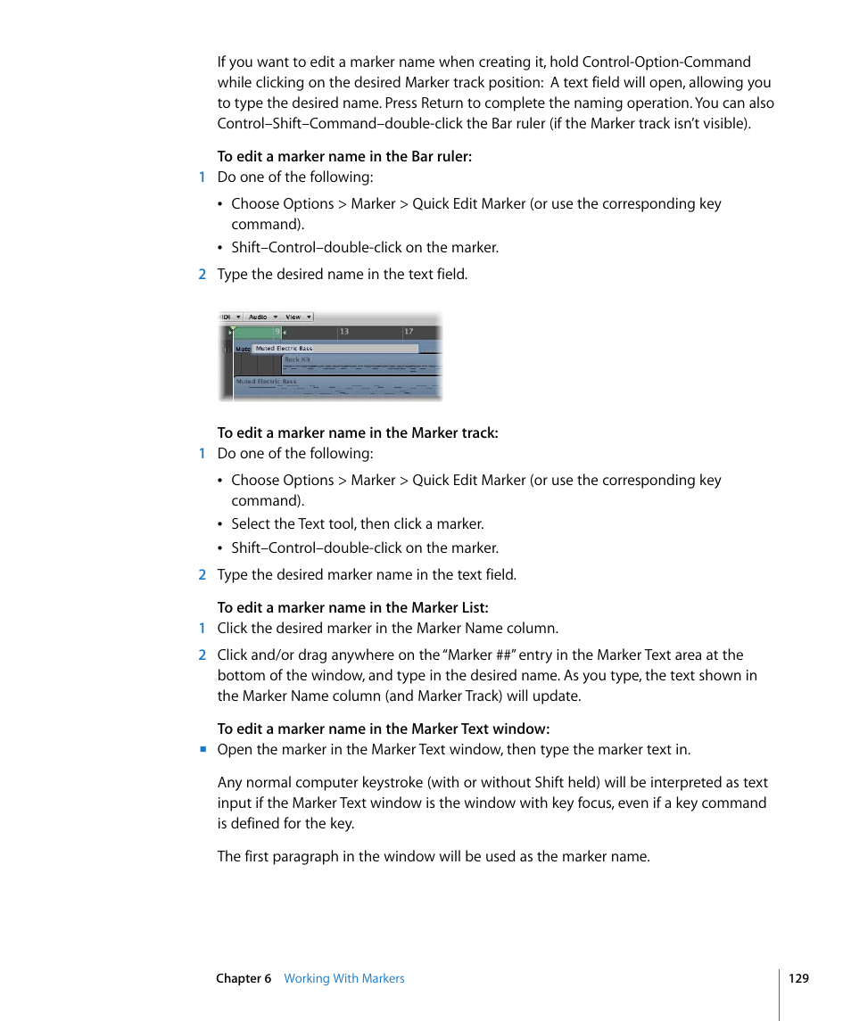 Apple Logic Pro 8 User Manual | Page 129 / 1030