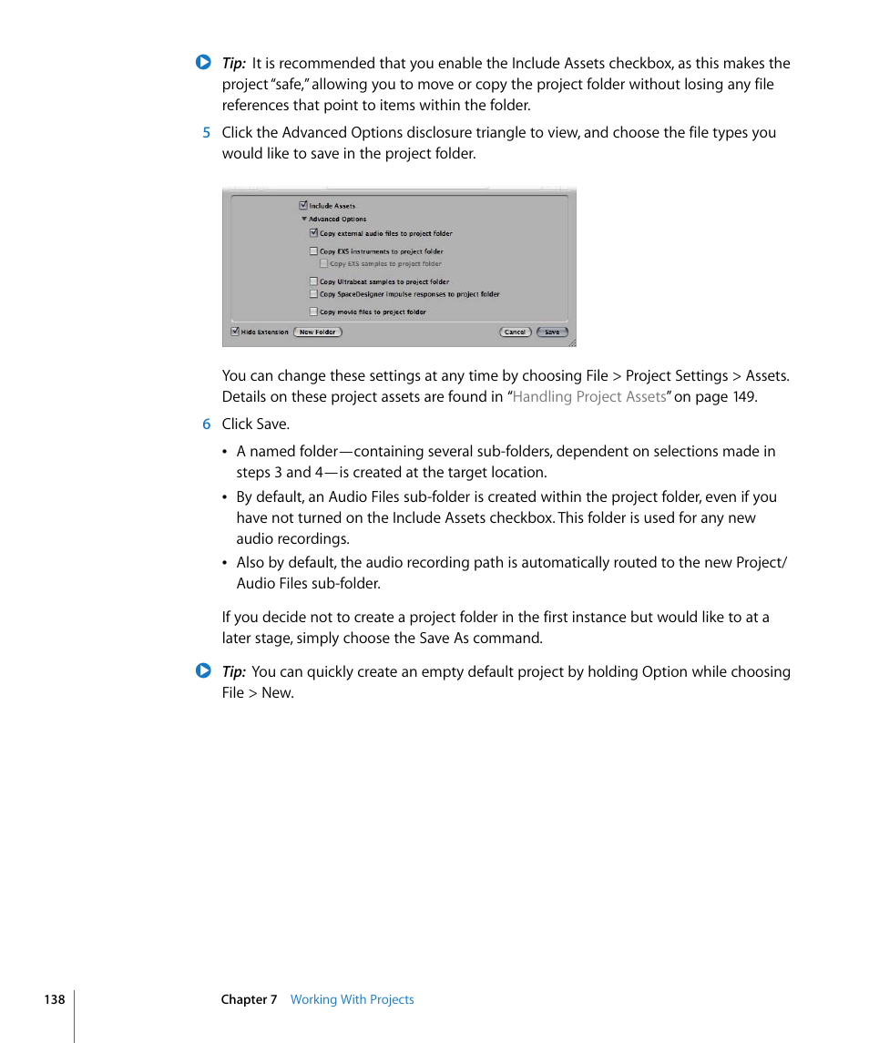 Apple Logic Pro 8 User Manual | Page 138 / 1030