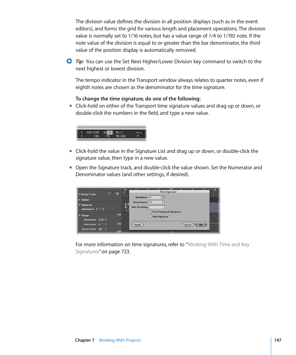 Apple Logic Pro 8 User Manual | Page 147 / 1030