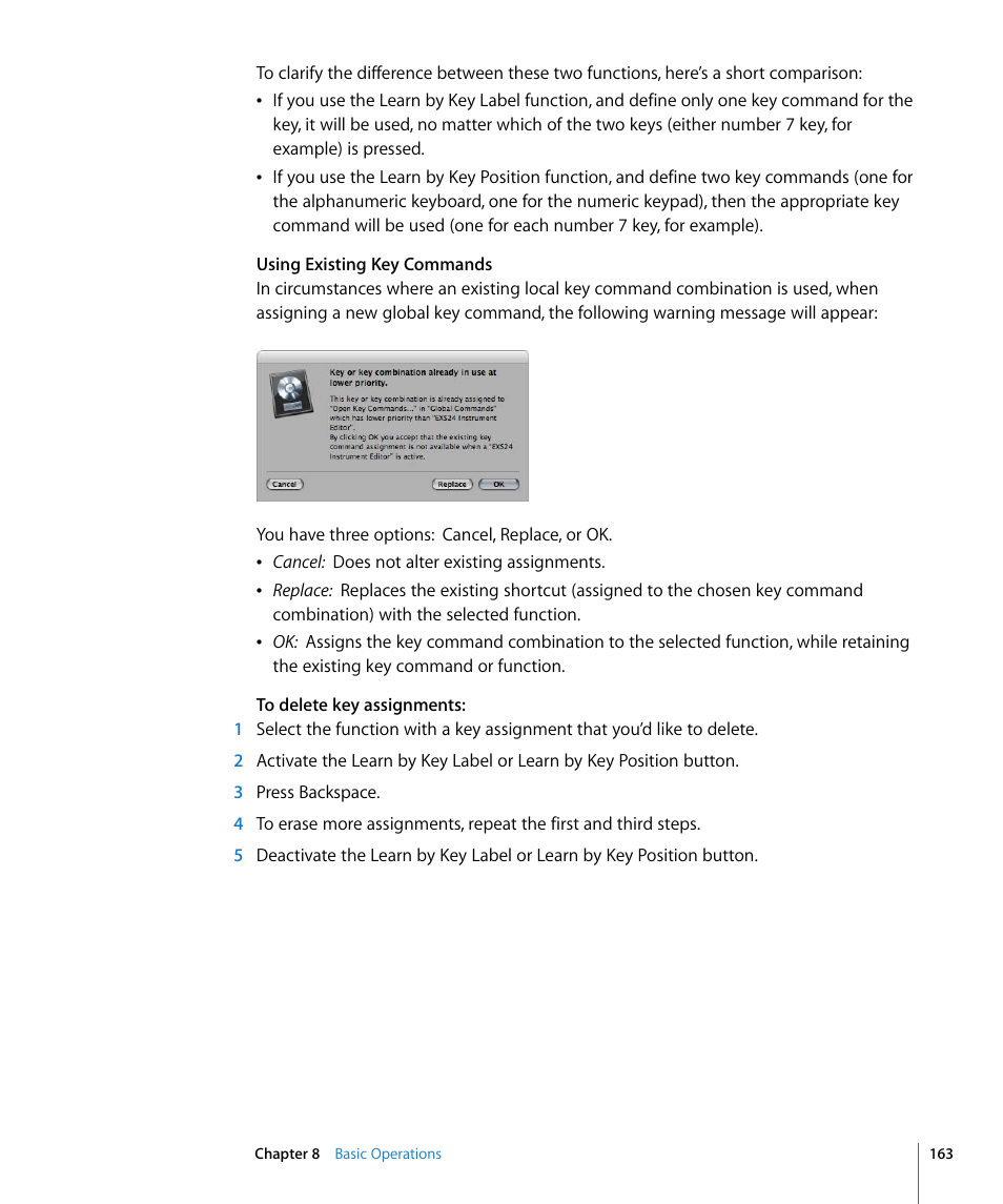 Apple Logic Pro 8 User Manual | Page 163 / 1030