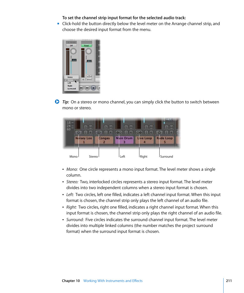 Apple Logic Pro 8 User Manual | Page 211 / 1030
