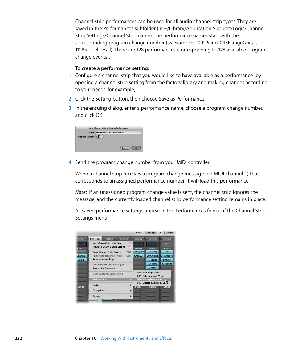Apple Logic Pro 8 User Manual | Page 222 / 1030