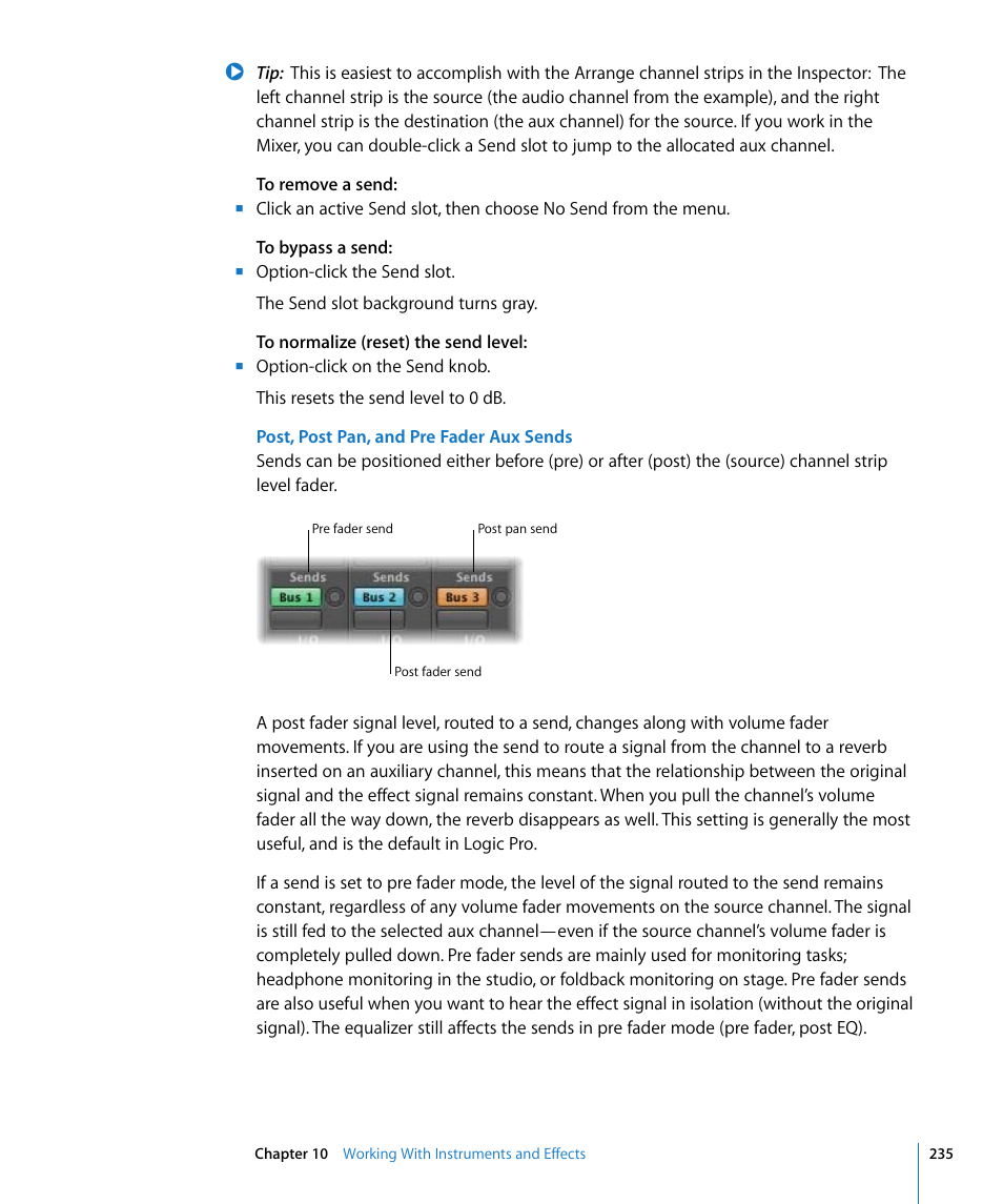 Apple Logic Pro 8 User Manual | Page 235 / 1030
