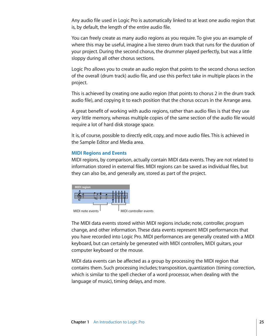 Apple Logic Pro 8 User Manual | Page 25 / 1030