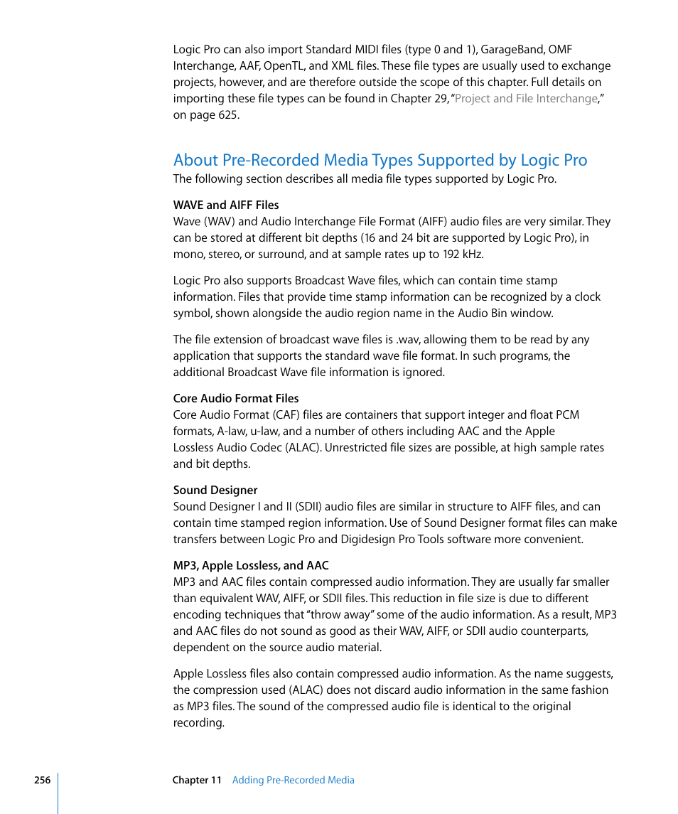 Apple Logic Pro 8 User Manual | Page 256 / 1030